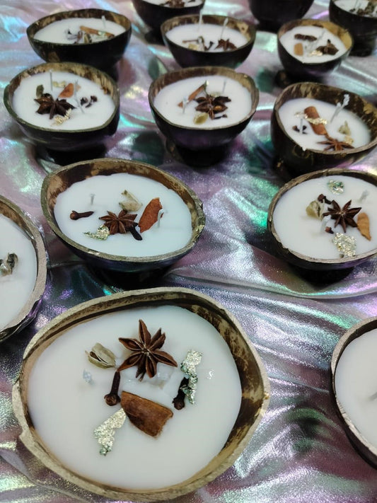 Coconut Shell Spice Candle