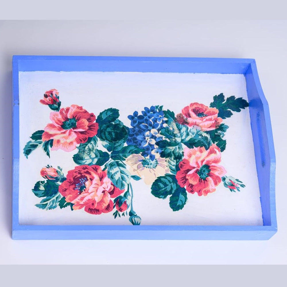 Hand-painted Wooden Tray